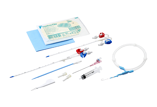 Hemodialysis Catheter Kit with 0.038"Guidewire and Step Dilator
