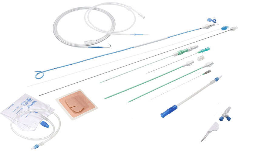 Radiopaque Band Biliary Drainage Catheter Kit-BT-PDS-BRB-NK2-T(+CT-DB-SC-ST-CS-CN)