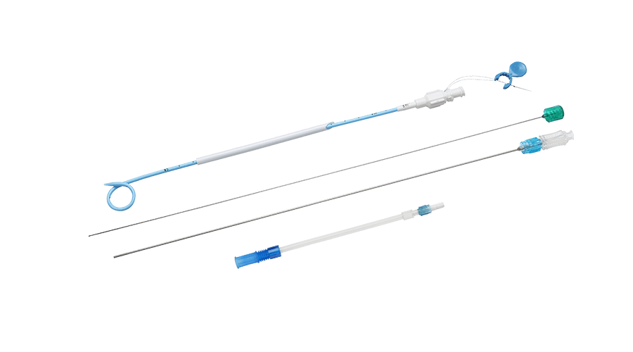 豬尾巴型引流導管組(BT-PD1-series)+CT