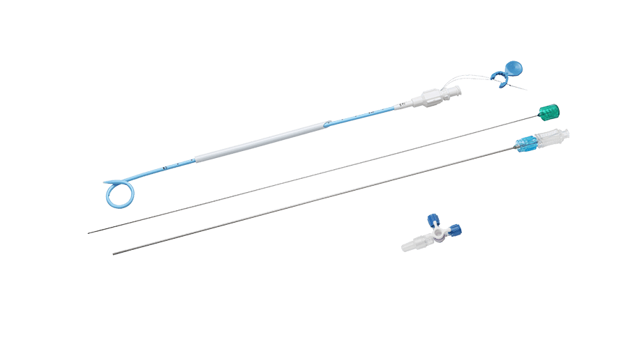 豬尾巴型引流導管組(BT-PD1-series)+ST