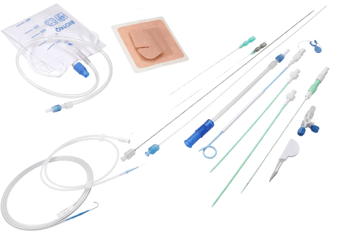 Pigtail Drainage Catheter Kit-BT-PDS-NK2L-T(+CT-DB-SC-ST-CS-CN)