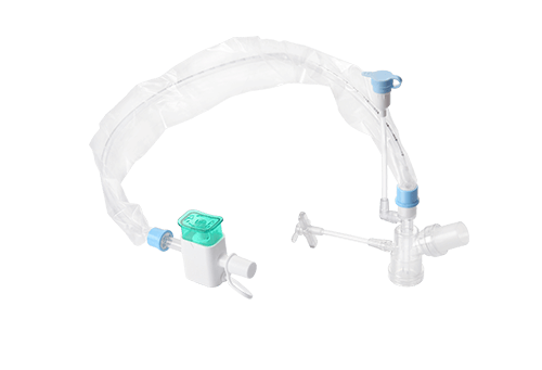 Closed Suction Catheter Set-24-Hour Adult DSE 30° Bevel Elbow