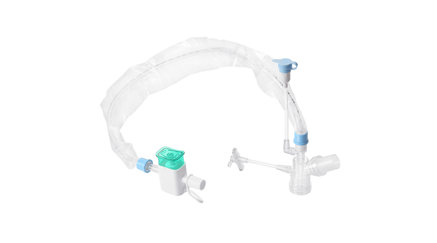Closed Suction Catheter Set-24-Hour Adult DSE 30° Bevel Elbow