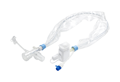 Dual-lumen X-Ray Line closed Suction catheter