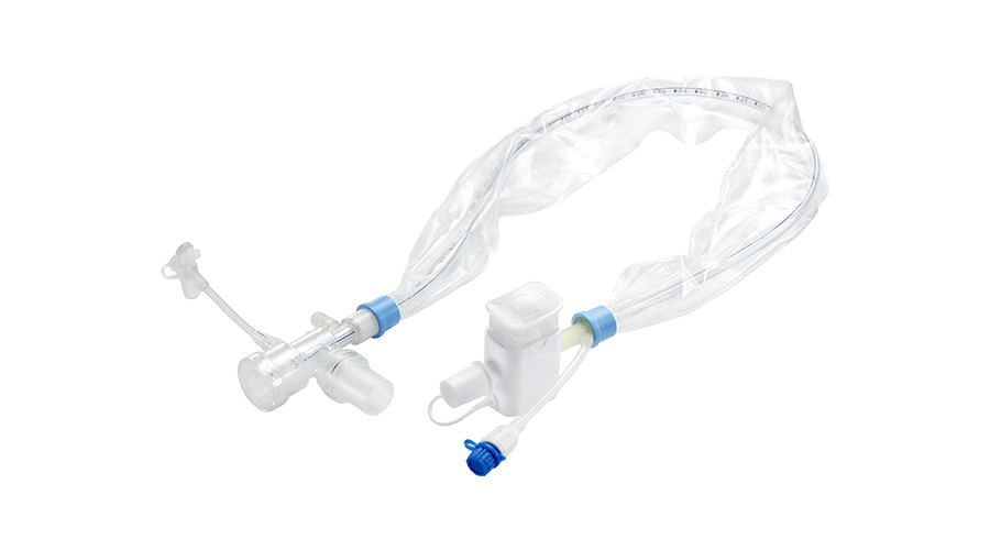 Dual-lumen X-Ray Line closed Suction catheter